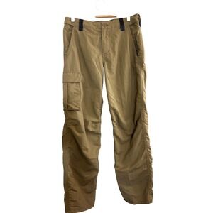Patagonia Cargo Pants Recycled Fishing Nets Tan Mens Size M Outdoor Adventure